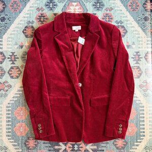 Ann Taylor Loft - Red Corduroy Blazer (NWT)